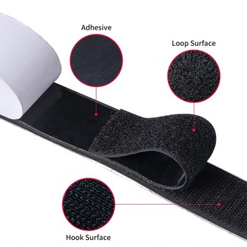 Die cutting adhesive hook and loop dots
